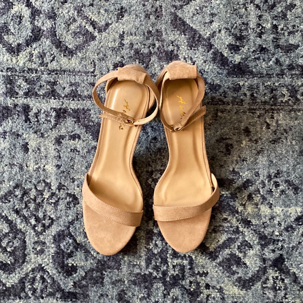 Brand New Suede Nude Heels